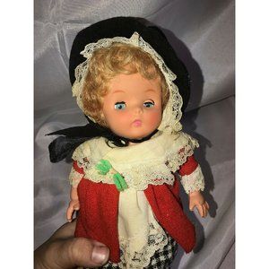 Vintage RODDY DOLL (England) Checkered Shorts Shoes - Working Eyes